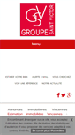 Mobile Screenshot of groupesaintvictor.com